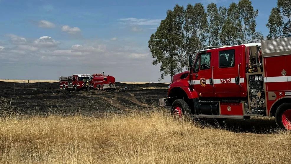 CalFire Engine in Field