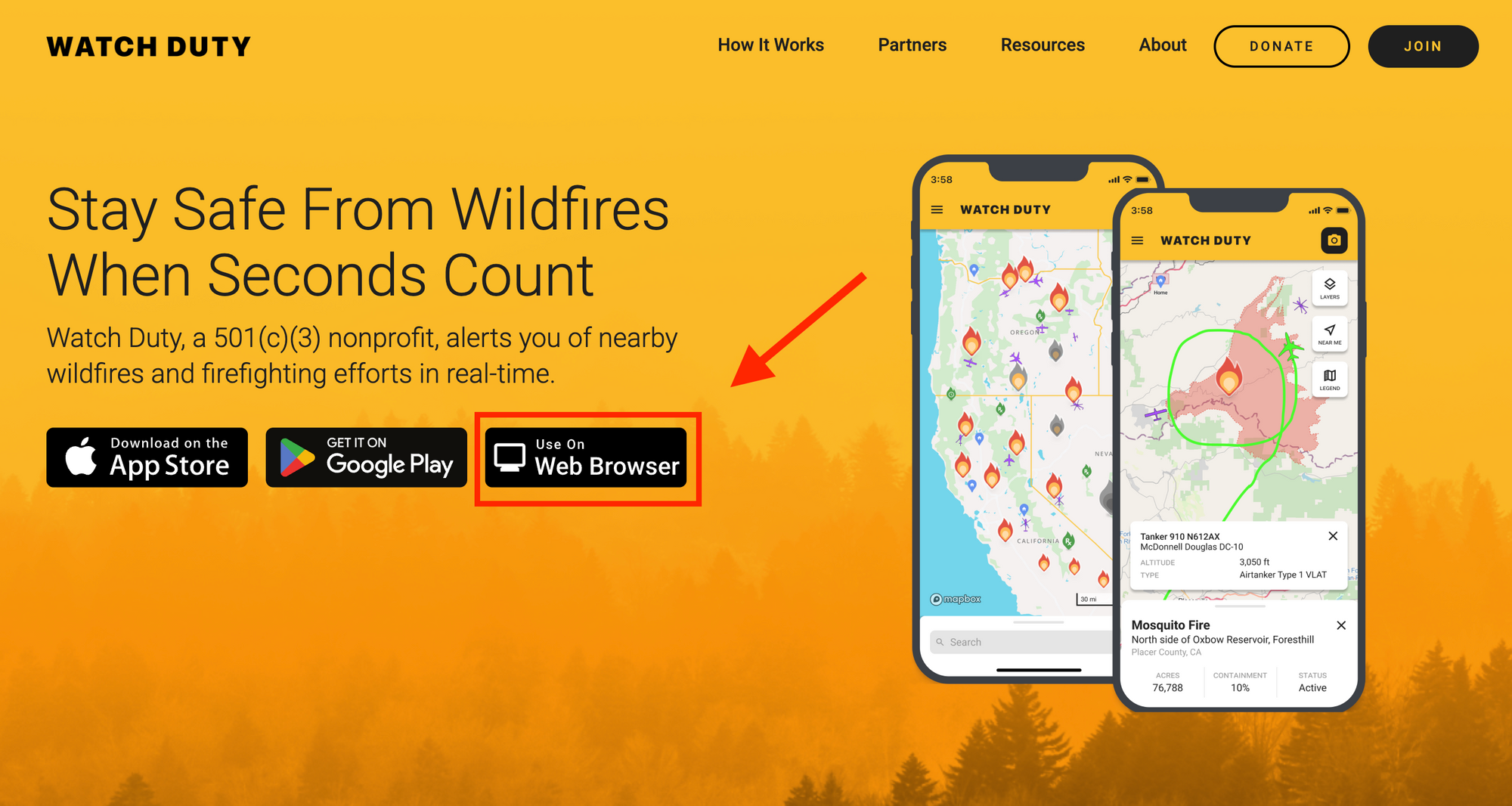Watch Duty Fire Alert App for Monterey County Residents